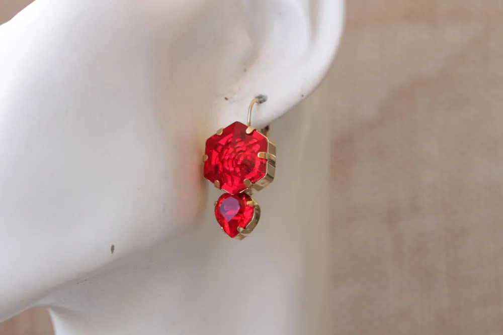 RED HEART EARRINGS