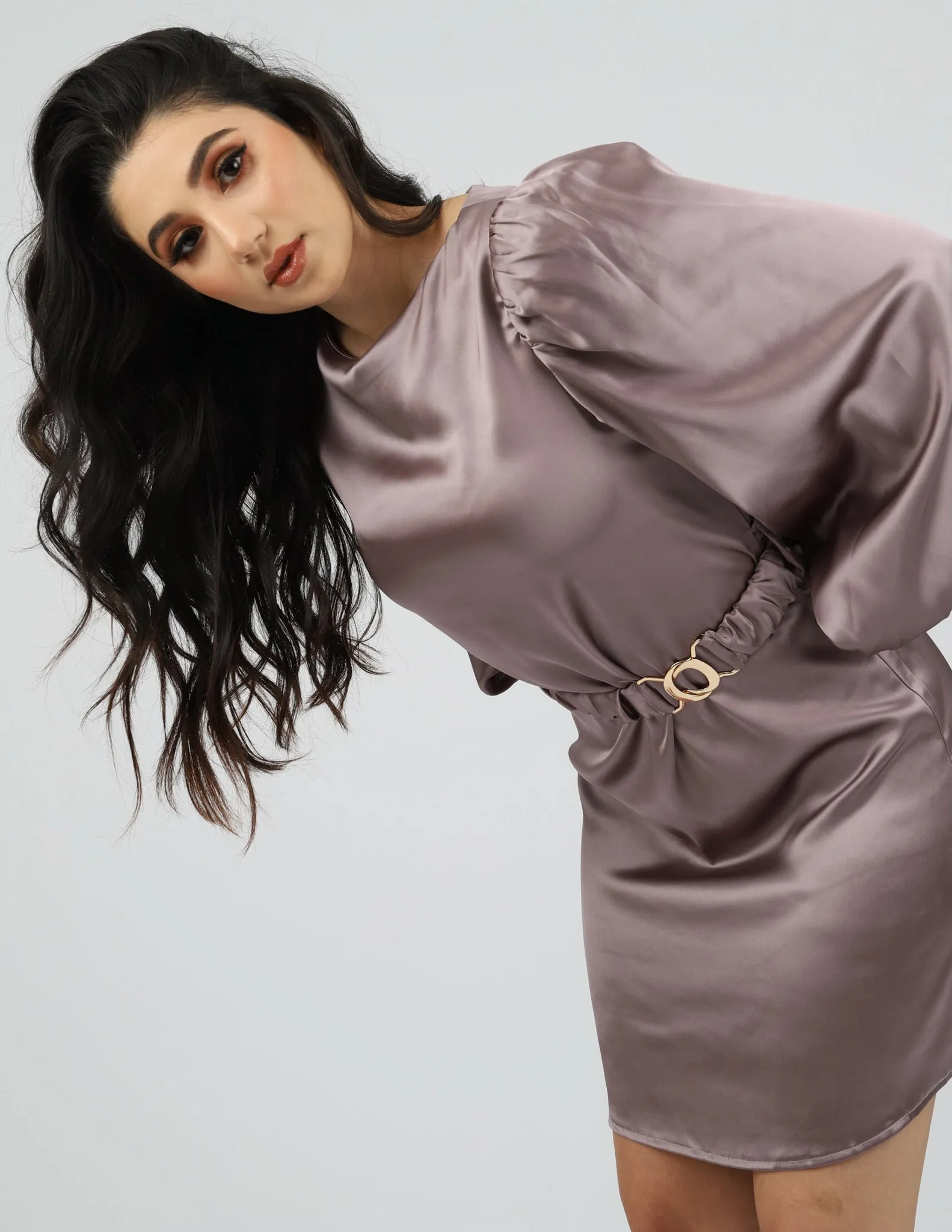 Sally Satin Rooj Belt Top