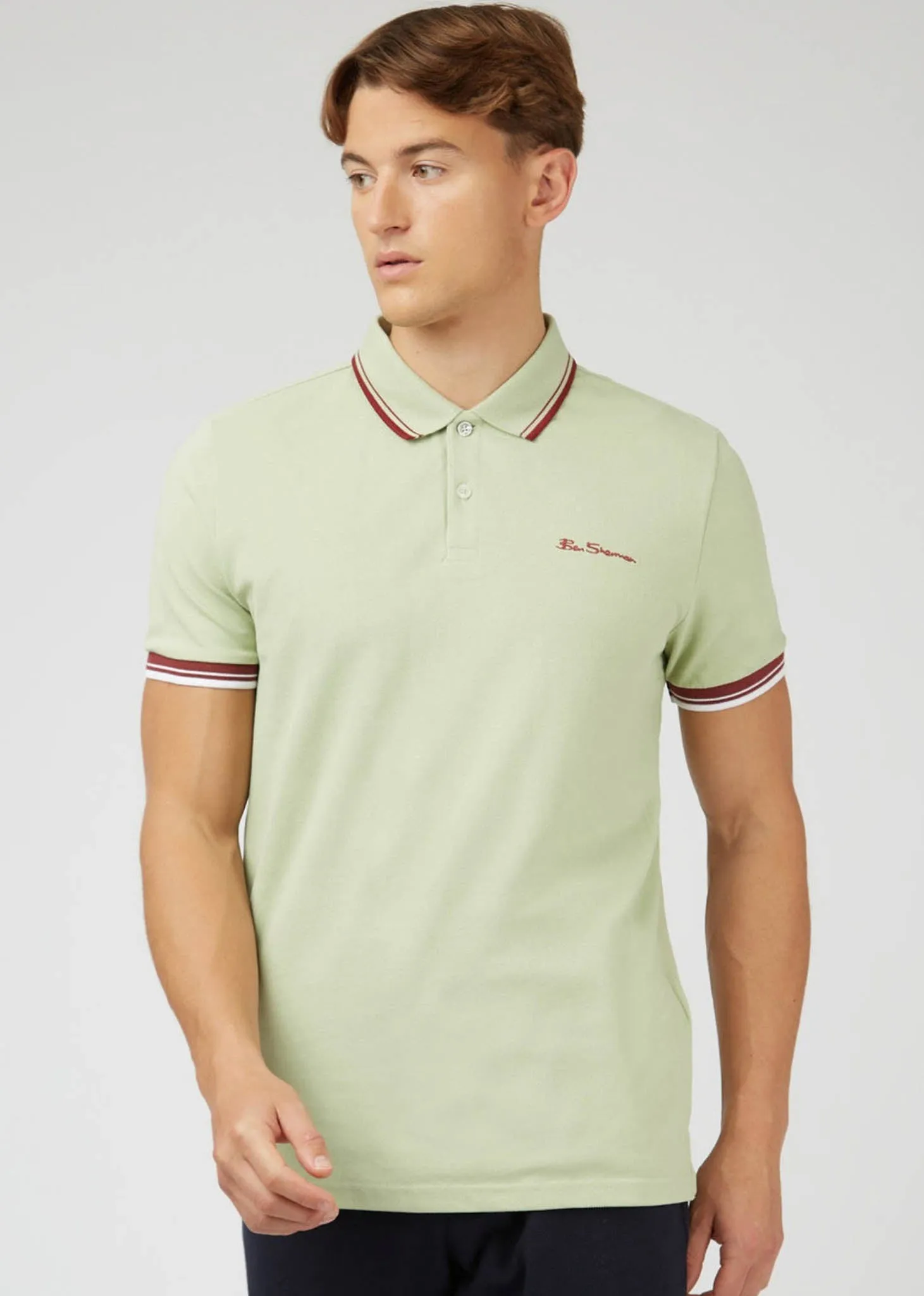 Signature polo - pistachio