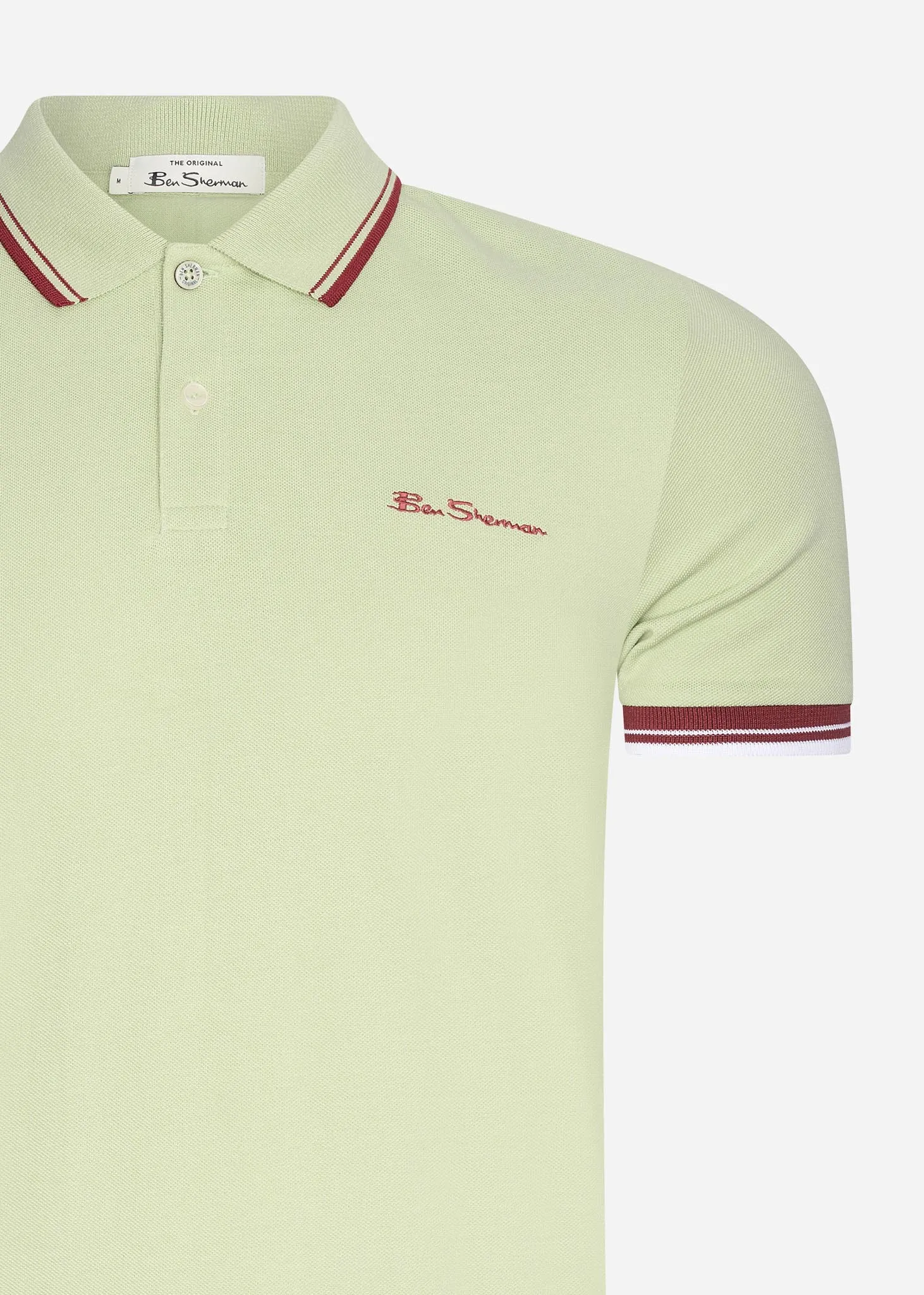 Signature polo - pistachio