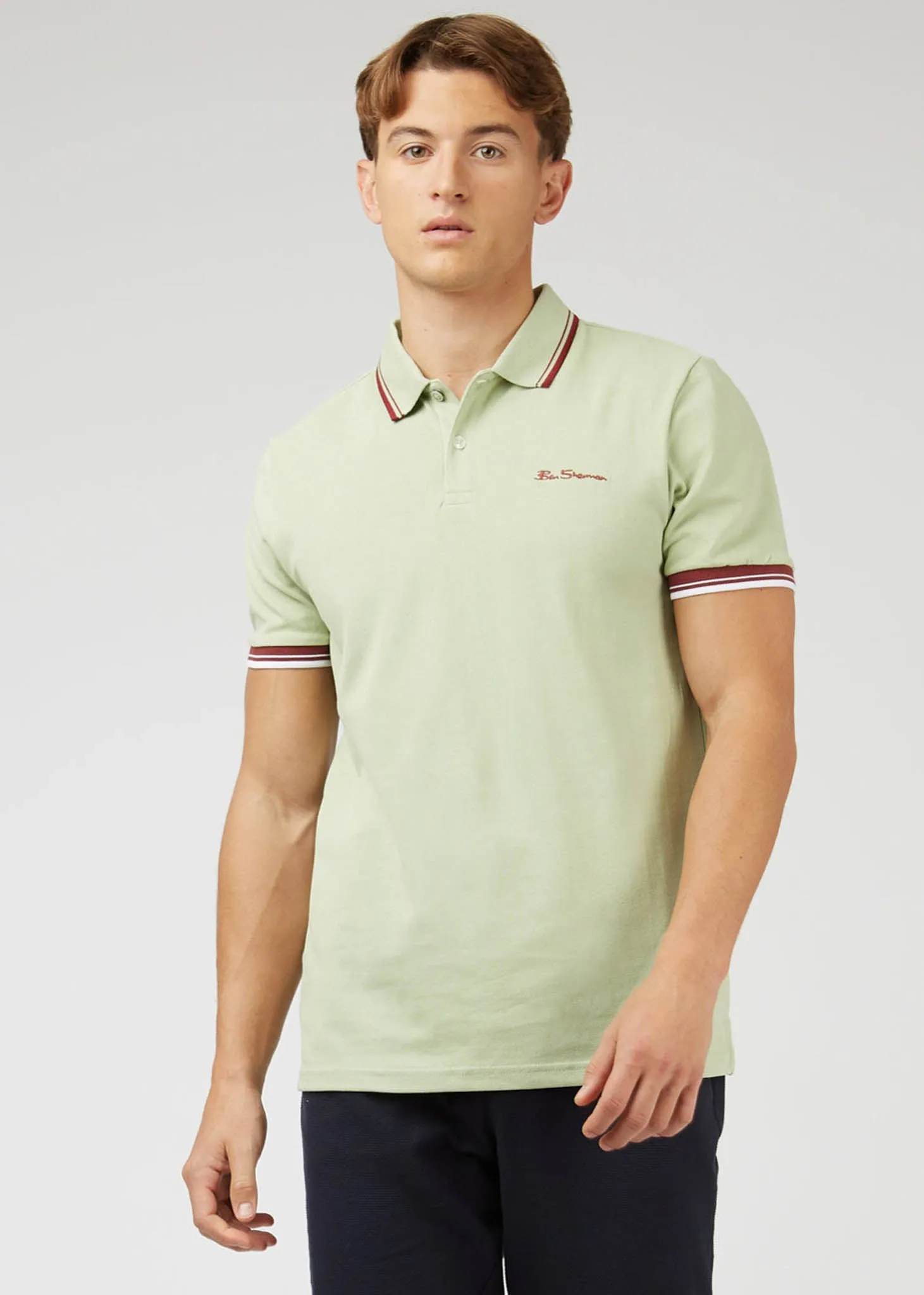 Signature polo - pistachio