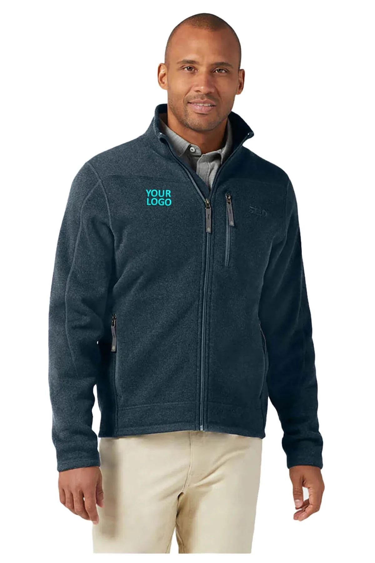 STIO Men's Wilcox Sweater Fleece Jacket, Mountain Shadow