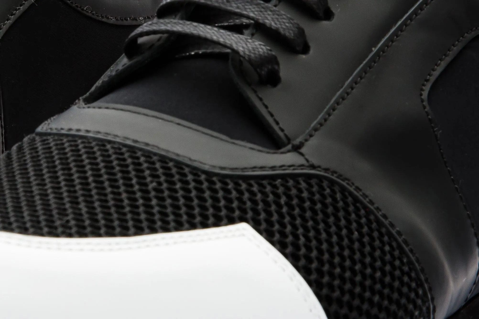 The Jenner Black Leather Men Sneaker Final Sale!