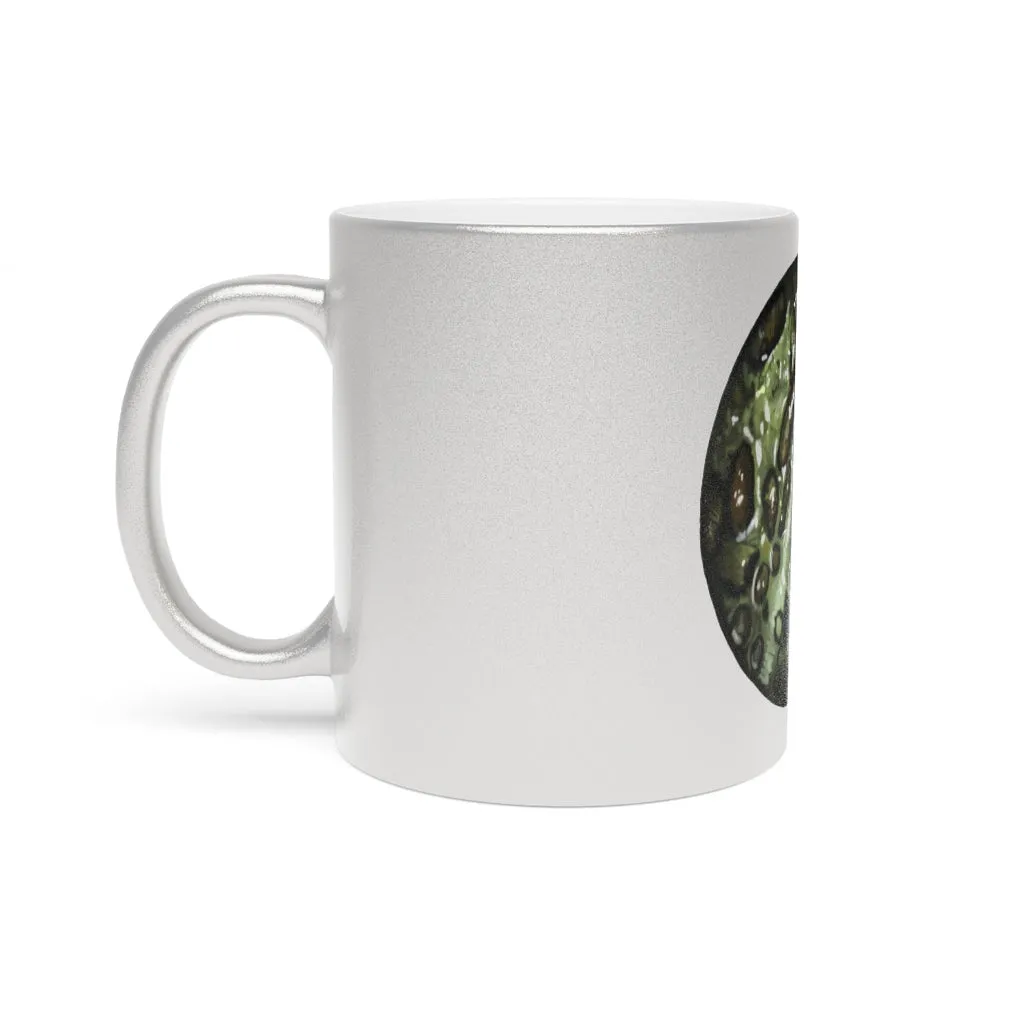 Toad Skin Metallic Mug (Silver / Gold)