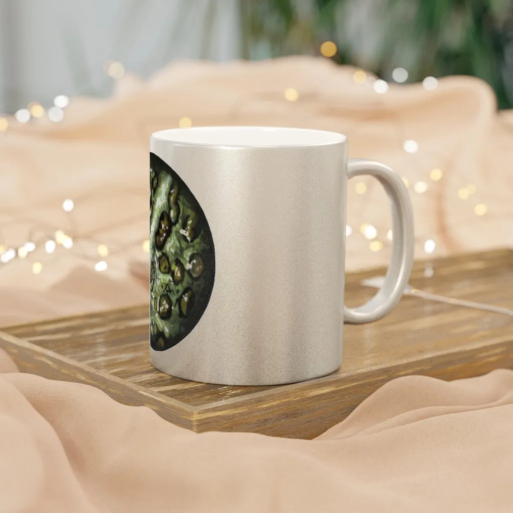 Toad Skin Metallic Mug (Silver / Gold)