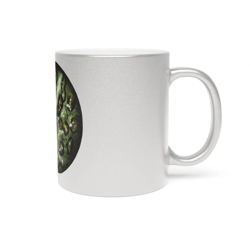 Toad Skin Metallic Mug (Silver / Gold)