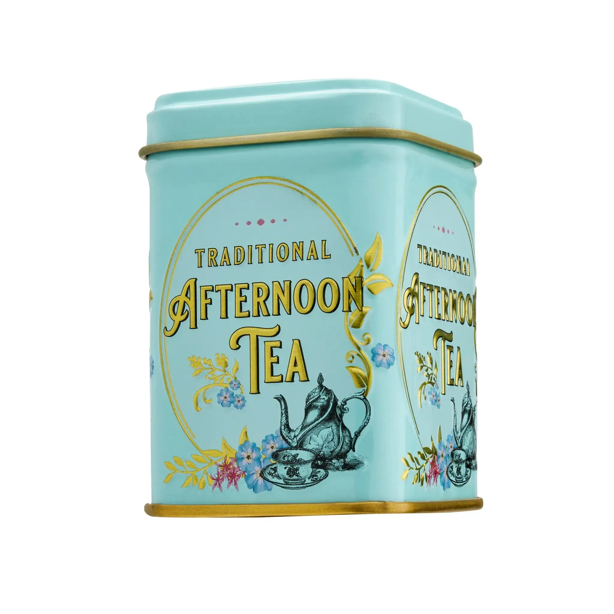 Vintage Victorian Mint Green Tea Tin Bundle