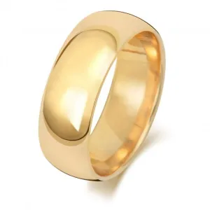 Wedding Band 18K Trad Court 7mm Wedding  Ring WQ167H