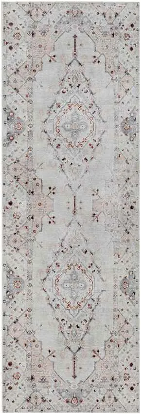 Westside Traditional Light Gray Washable Area Rug