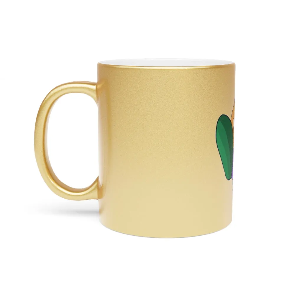 Woppit Metallic Mug (Silver / Gold)