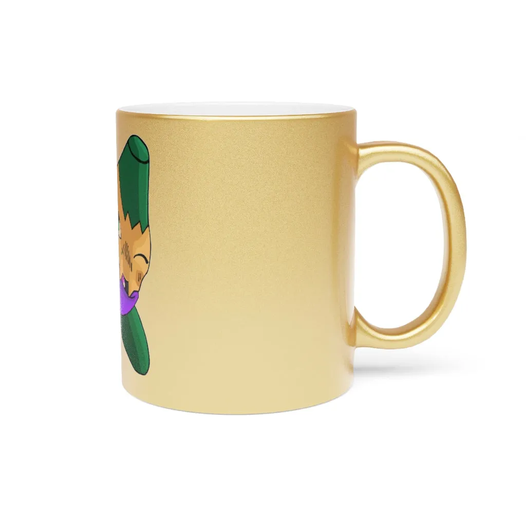 Woppit Metallic Mug (Silver / Gold)