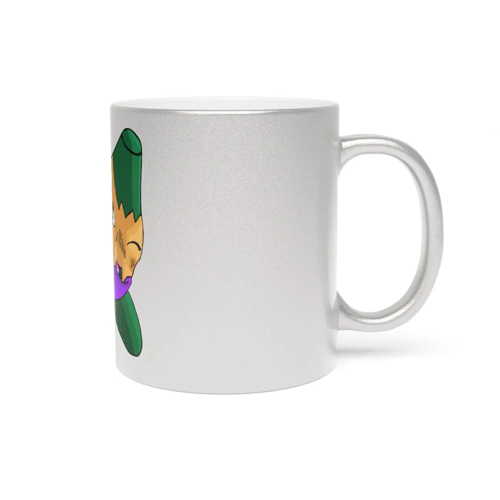 Woppit Metallic Mug (Silver / Gold)