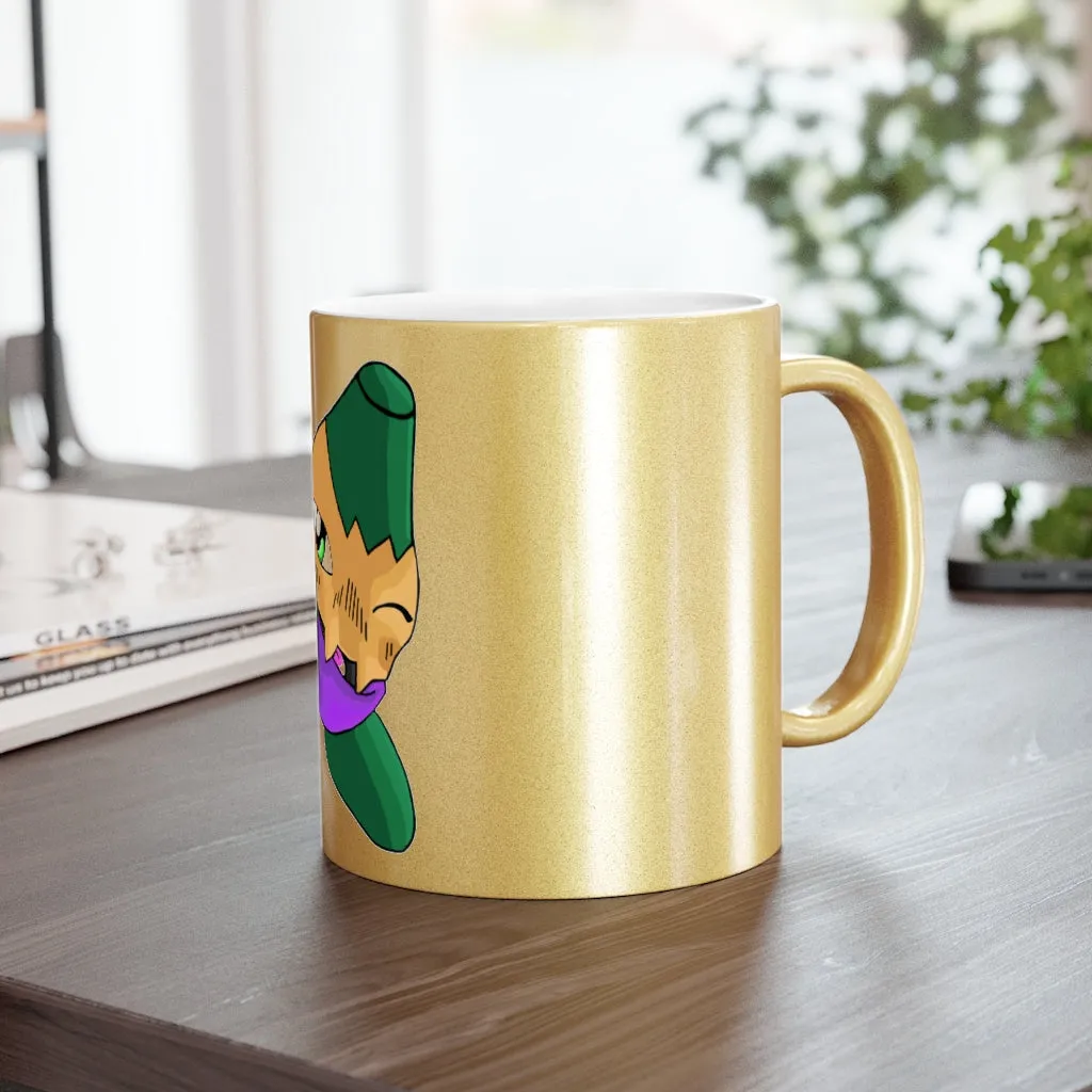 Woppit Metallic Mug (Silver / Gold)