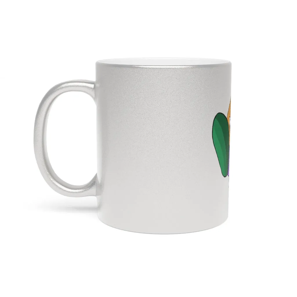 Woppit Metallic Mug (Silver / Gold)