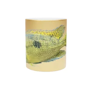 Yelllow Fish Metallic Mug (Silver / Gold)