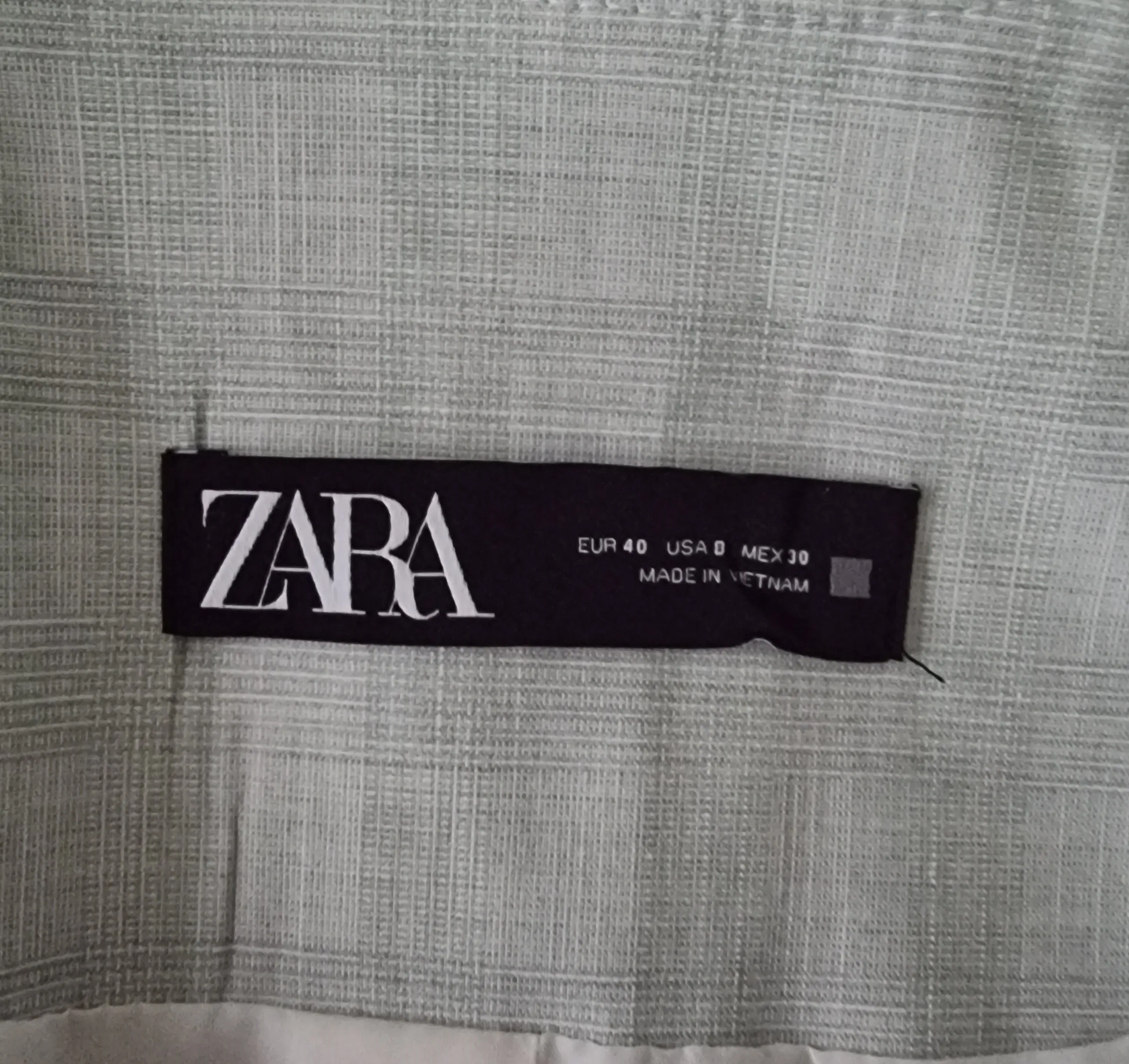 Zara Mint Green Trouser Suit UK 10/12 US 6/8 EU 38/40